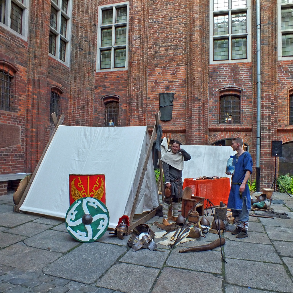 Poland, Actors at a Medeval  Set photography by Remo Kurka